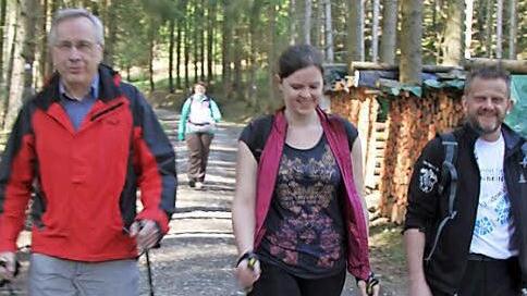 Das sehr bergige Stecken-Teilstück Wallenfels-Nordhalben ist in etwa vier Stunden absolviert, haben die Organisatoren getestet.  Foto: Sonja Adam