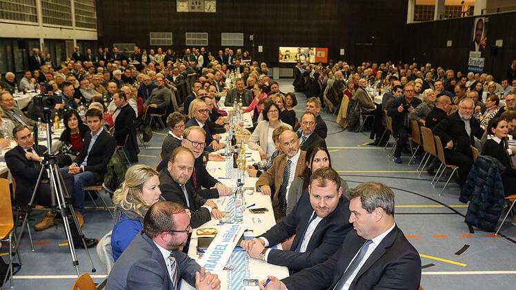 Impressionen vom Besuch des bayerischen Ministerpräsidenten, Markus Söder, am 9. Januar in Frohnlach - Foto: Berbara Herbst
