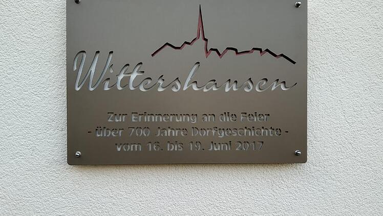 Die neue Erinnerungstafel.