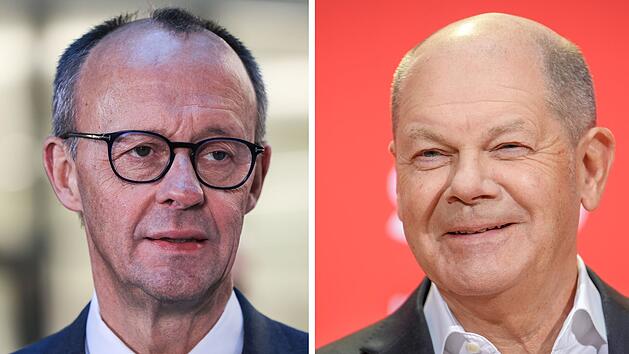 Friedrich Merz und Olaf Scholz