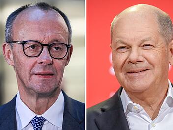 Friedrich Merz und Olaf Scholz