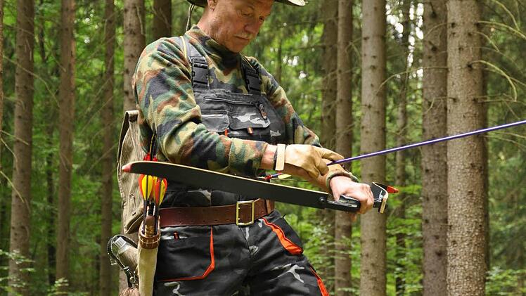 Volle Konzentration vor dem Schuss ist eine wichtige Voraussetzung für den erfolgreichen Treffer.
