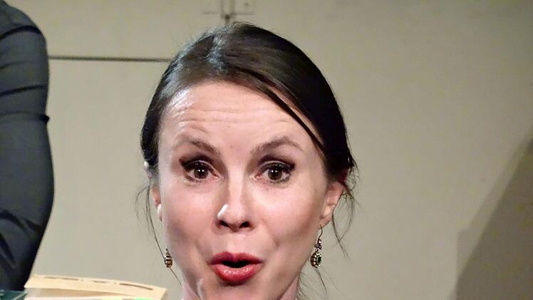 Impressionen vom Schumann-Liederabend in der Coburger Reithalle: Luise Hecht.Foto:Jochen Berger