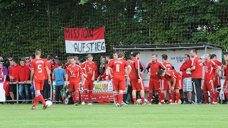 Mission Aufstieg ist bei der DJK Schondra gescheitert. Foto: Hopf