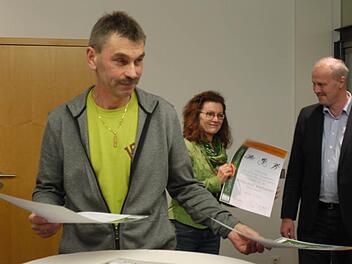 Günther Dresel ist der Vater des Schüler-Triathlons. Foto: Pauline Lindner