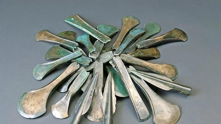 Auch der Bronzeschatz von Serlbach ist im Arch&auml;ologiemuseum zu sehen.