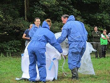 Landkreis Bayreuth probt Bekämpfung der Afrikanischen Schweinepest