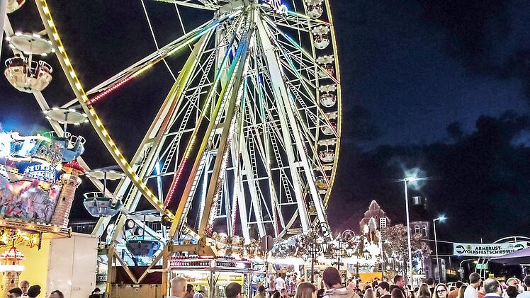 Riesenrad auf dem Coburger Vogelschießen
