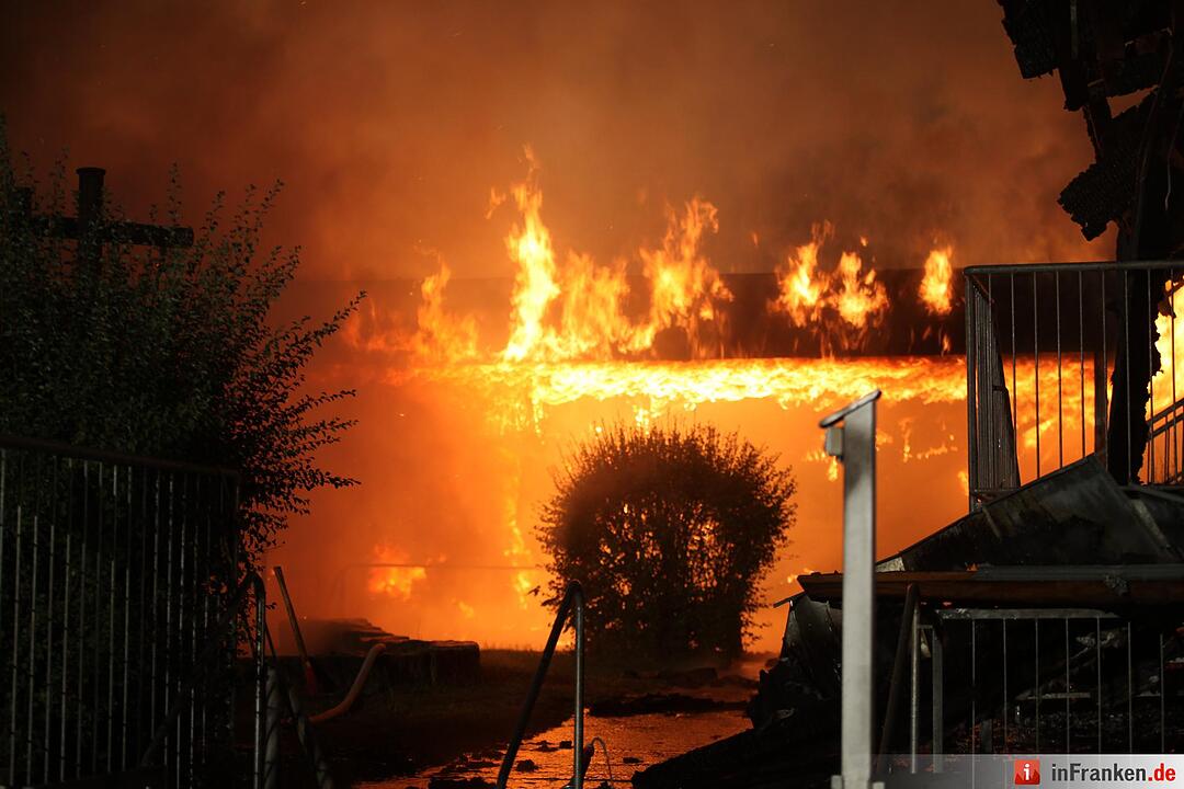 Verheerender GroÃŸbrand vernichtet Kulmbacher Kindergarten