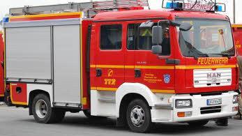 Das Staffelfahrzeug.