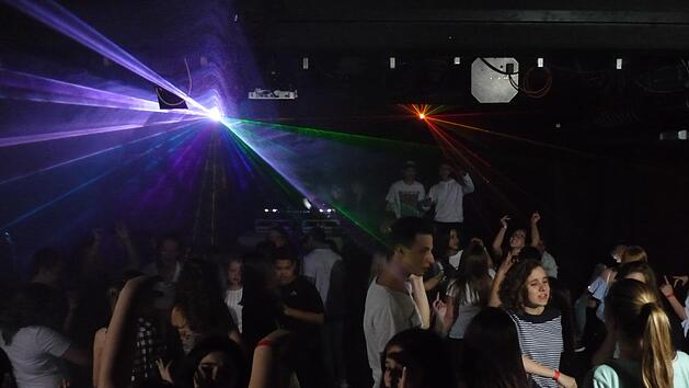 Auf einer FFO-Party Foto: Sandra B&ouml;hm