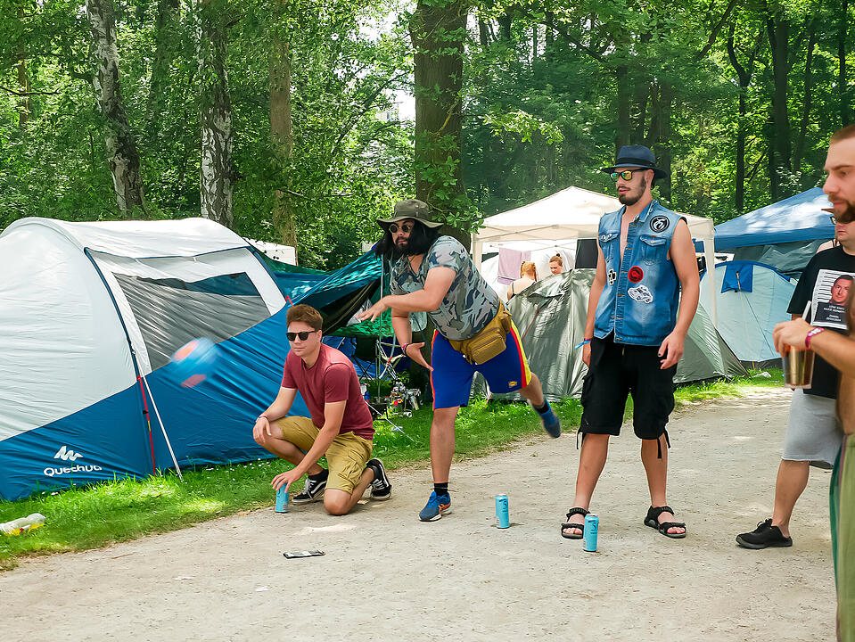 So schön war es bei Rock im Park am Samstag - Camping