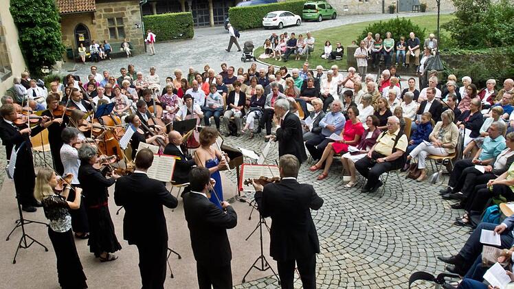 Impressionen von der Serenade mit dem Collegium musicum auf der Veste CoburgFoto: Jochen Berger