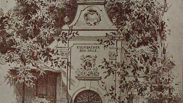Offizielles Bild aus dem Messekatalog: der filigrane und stark frequentierte rückseitige Eingang.  Repro: Helmut Geiger