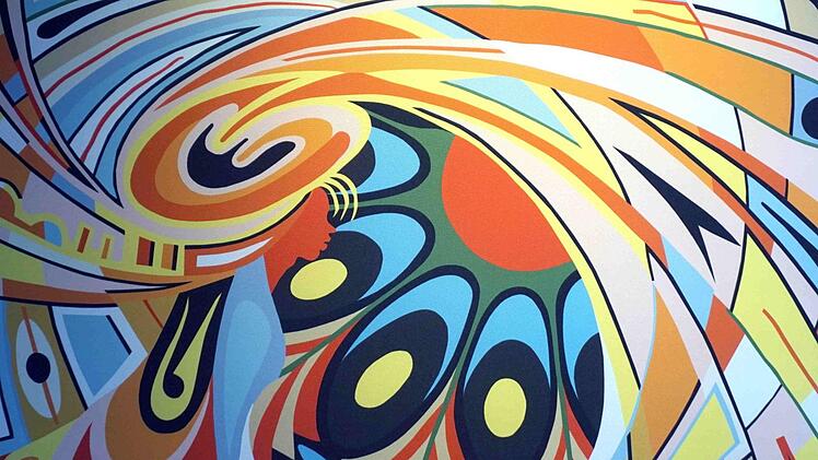 Die Ausstellung "Farben des Senegal" ist noch bis 20. Oktober geöffnet.   Foto: Richard Sänger