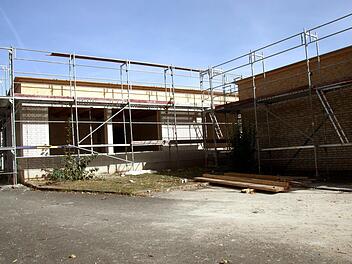 Viel zu tun gibt es bei der Generalsanierung der Hannbegrer Schule. Das liegt teilweise an Kostensteigerungen im Baugewerbe.Archiv