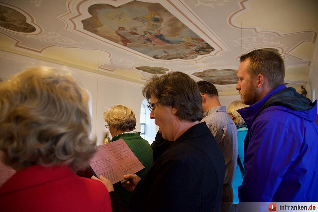 Nach einjähriger Kirchensanierung: Hannberg feiert die Wiedereröffnung der Wehrkirche der Pfarrei Geburt Mariens Hannberg