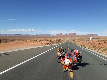 J&ouml;rg Richter auf gro&szlig;er Fahrradtour