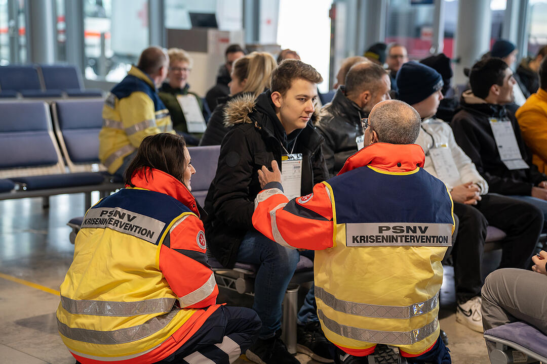 Großübung am Nürnberger Flughafen