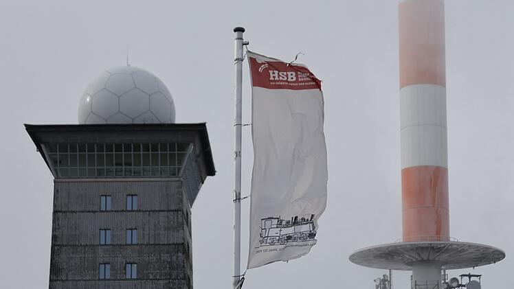 Herbststurm auf dem Brocken