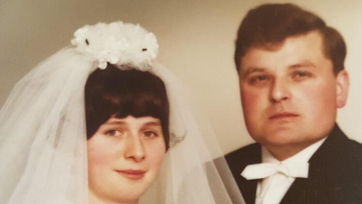 Hochzeitsbild von Maria und Engelbert Harrer Foto:privat