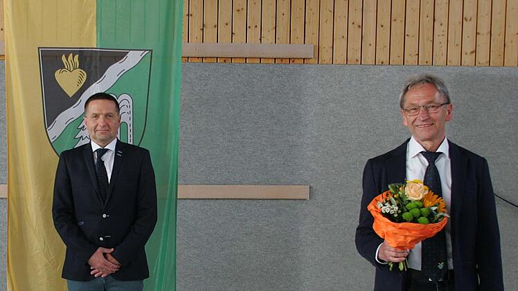 Bürgermeister Karl Kolb (links) und Dritter Bürgermeister Hans Rauscher Foto: Andreas Herzog