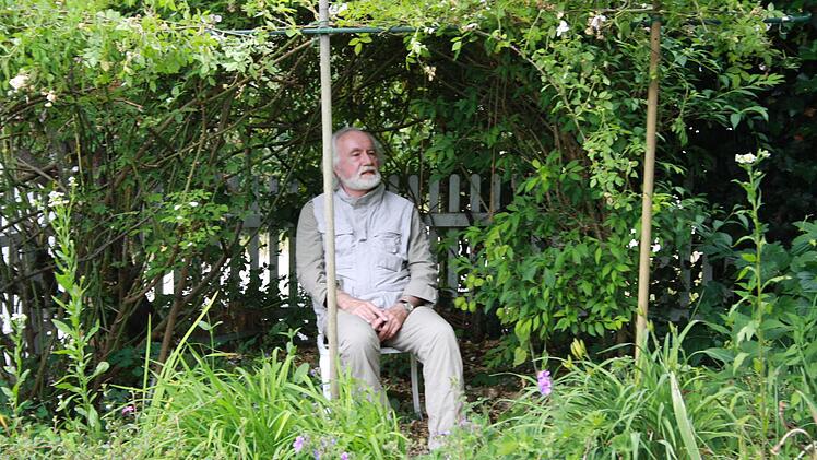 Dieser Platz im Grünen ist Rainer Hörlins Meditationsplatz.