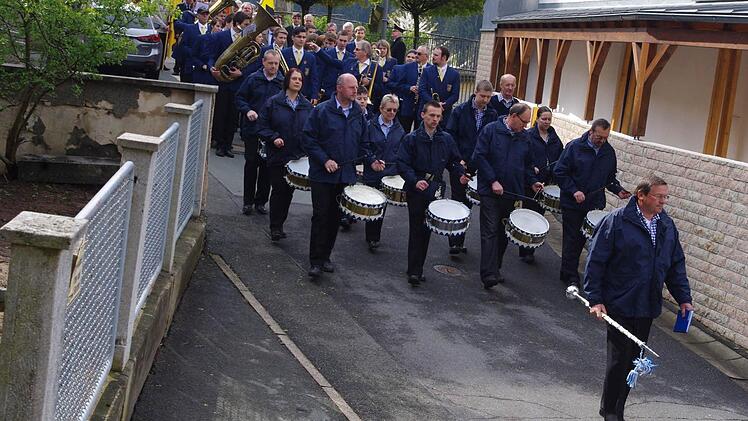 Mai-Kundgebung in Wallenfels. Foto: Heike Schülein