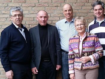 Der neu gew&auml;hlte Vorstand (v.&nbsp;l.): Peter Menne, Peter Wolf, Dietrich Oberg, Karin Dietsch-Brunswicker, Norbert Kandziora Foto: privat