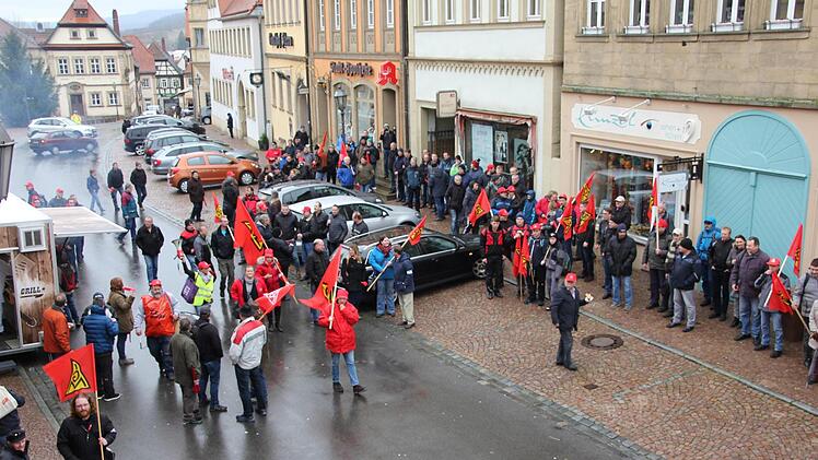 Die Valeo-Mitarbeiter kamen aus dem Werk, die Bratwürste aus Ebelsbach.