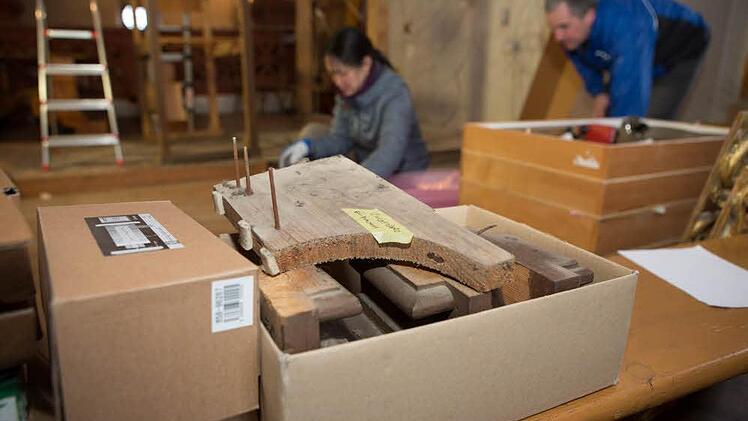 Orgel der Gügel-Kirche muss saniert werden. Foto: Barbara Herbst