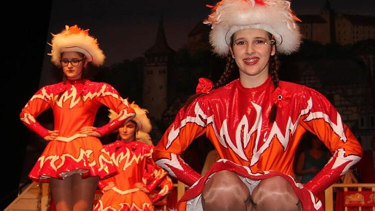 Die Juniorengarde des KFK präsentierte sich in Bestform. Foto: Sonja Adam