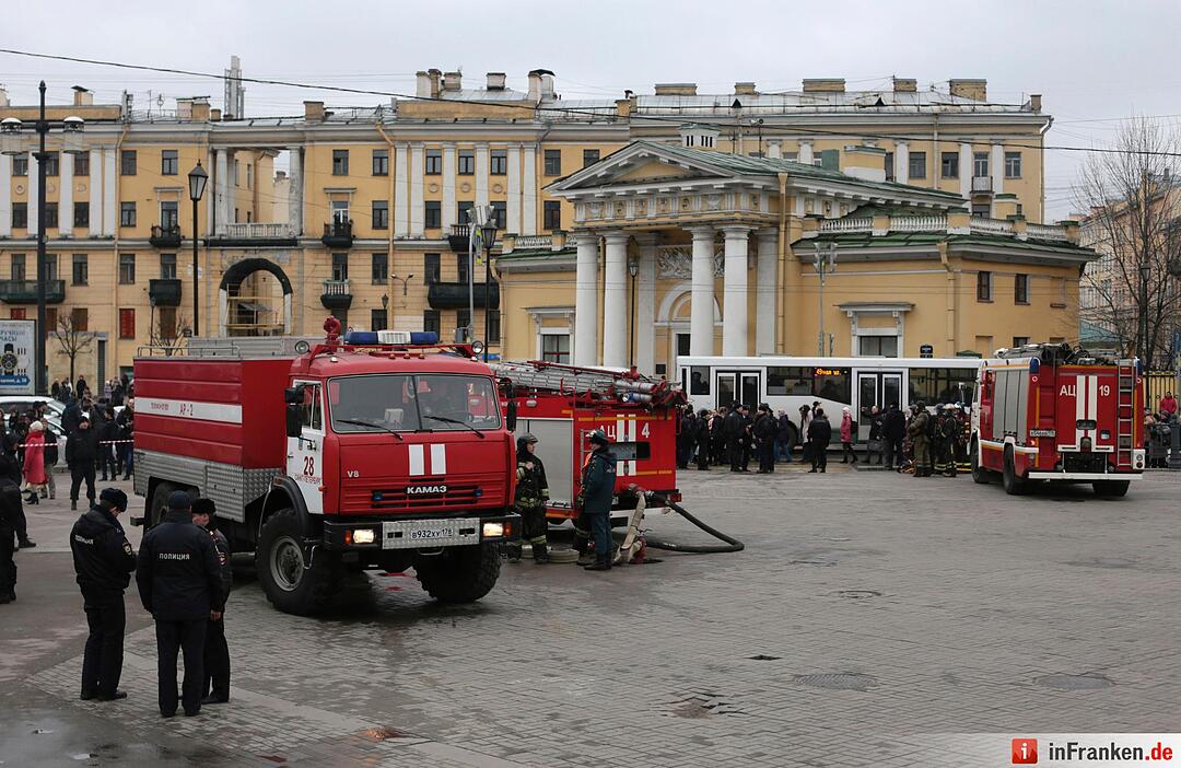 Explosion in der U-Bahn in St.Petersburg