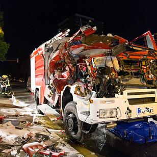 Unfall mit Feuerwehr-Auto in Coburg: Ein Toter