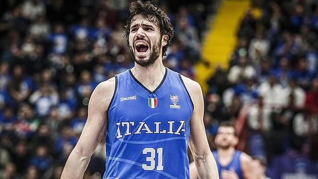 Brose-Neuzugang Michele Vitali f&uuml;hrte bei den letzten Spielen in der Europameisterschaftsqualifikation das italienische Nationalteam sogar als Kapit&auml;n an. In Bamberg soll der starke Dreier-Sch&uuml;tze auf der Position 3 f&uuml;r Punkte sorgen. Foto: fiba-europe