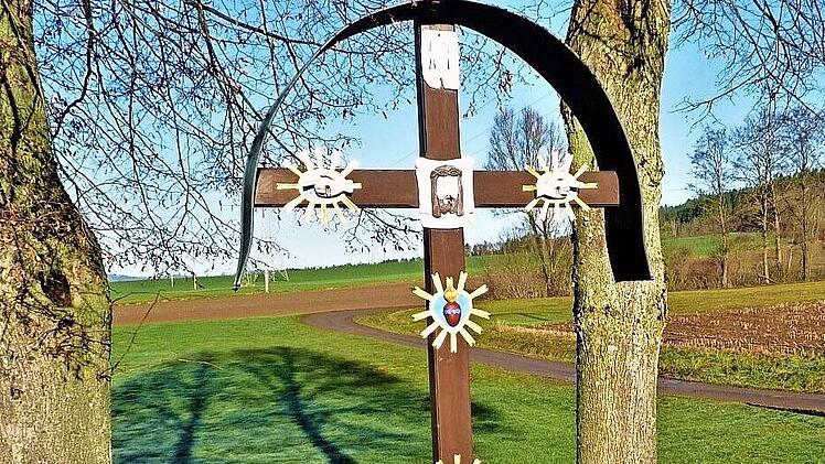 Das Fünfwundenkreuz bei Glosberg