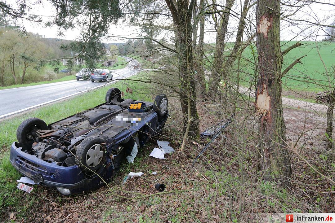 Auto überschlägt sich bei Appendorf
