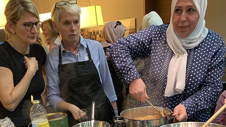 Impressionen vom syrischen Kochkurs im Kulmbacher Mup&auml;zFoto: Sonny Adam