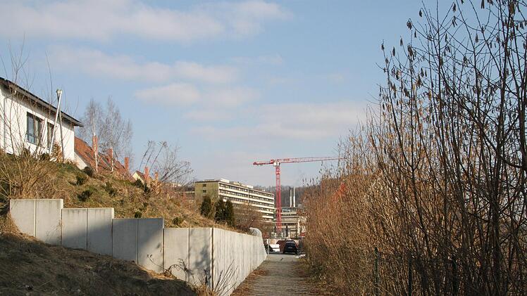 Diesen Zufahrtsweg halten die Anwohner für ungeeignet  zur Erschließung. Foto: Katrin Geyer