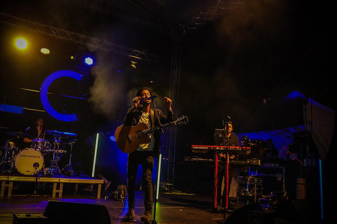 Beste Stimmung beim Stadtfest in Schweinfurt.
