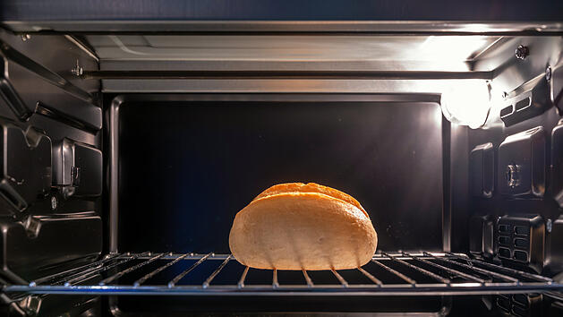 Br&ouml;tchen blo&szlig; nicht im Ofen aufbacken