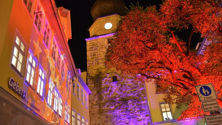 Die Illumination in der Innenstadt war beeindruckend. Foto: Gabi Arnold