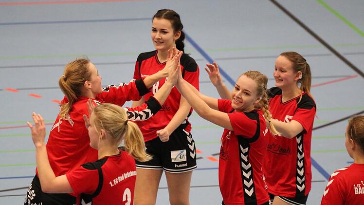 Jubel bei den Damen vom FC Bad Brückenau.Sebastian Schmitt
