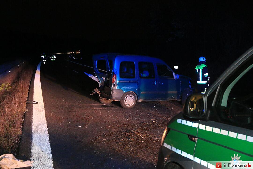 Kollision auf A73 bei Strullendorf