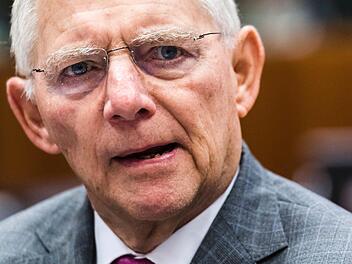 Bundesfinanzminister Wolfgang Sch&auml;uble Foto: Geert Vanden Wijngaert/AP/dpa