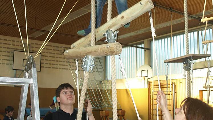 Das Erlebnisturnen des TSV Ebenhausen bietet den Kindern die Möglichkeit, sich in spielerischer Form frei zu entfalten.  Foto: Stefan Geiger