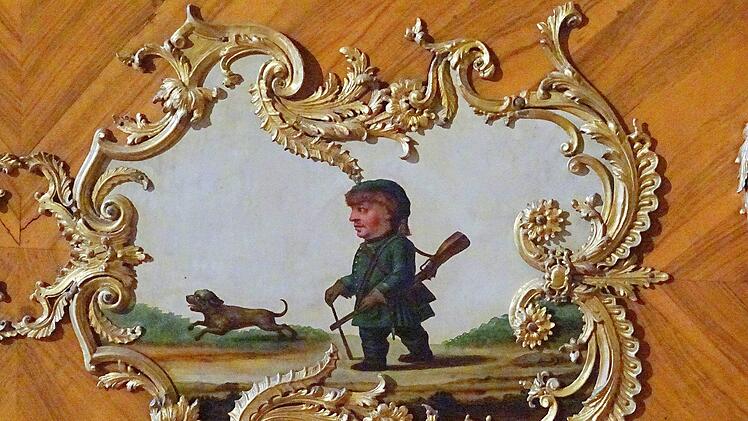 Ferdinand Hundt im Venezianischen Zimmer in Würzburg. Reiner Schulz