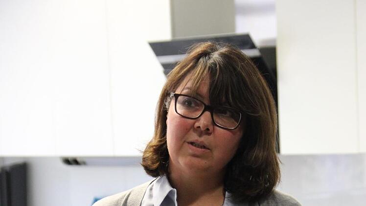 Anne Hülß, eine der fünf Fachkräfte des Familienzentrums