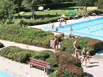 Das Freibad Egloffstein öffnet pünktlich mit Beginn der Pfingstferien. Foto: privat