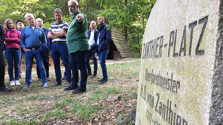 Förster Gedenkstein für Förster Hans Dietrich von Zanthier.